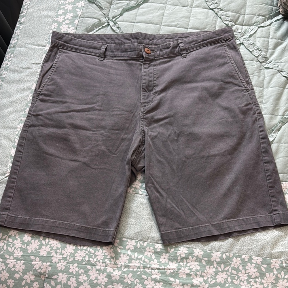 Tommy Bahama Gray Flat Front Shorts